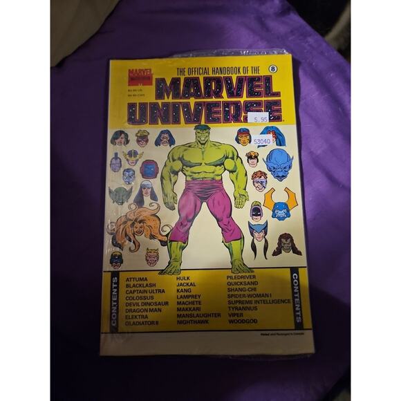 The Official Handbook of Marvel Universe vol 8 Factory sealed - Picture 1 of 2